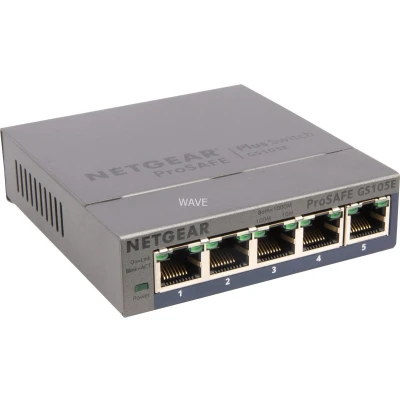 Afbeelding van Netgear Switch 5 Port Gigabit GS105E 200PES