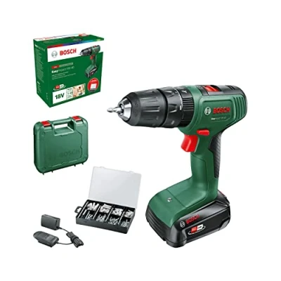 Afbeelding van Bosch Home and Garden accuboorhamer EasyImpact 18V 40 (1 accu 2,0 Ah, 18 Volt System, bevestigingsset 173 delig, in opbergkoffer) Amazon Editie