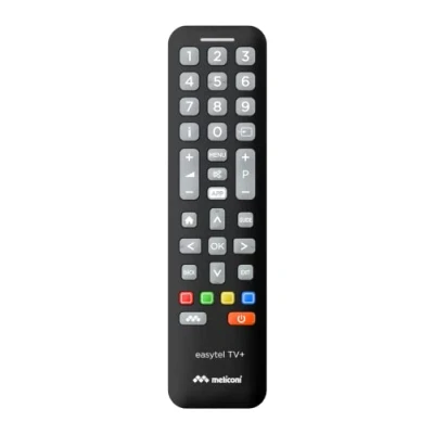 Afbeelding van Meliconi Easytel TV+ Universele TV afstandsbediening, bedient ook de basisfuncties van Smart TV&#039;s