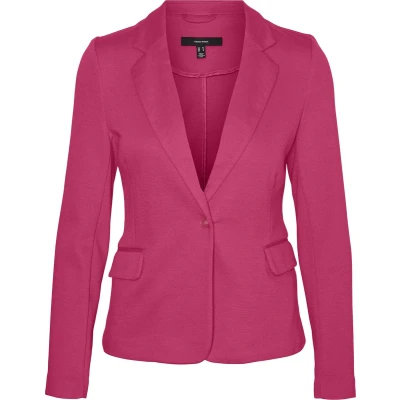 Afbeelding van Vero Moda Vmjulia Blazer, Dames, Maat: 34, Raspberry sorbet