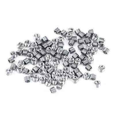 Afbeelding van Schroefdraadinzetstuk, M2 Helicoil, schroefdraadinzet, roestvrij staal, SS304, x 0,4 2D, 100 stuks