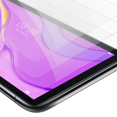 Afbeelding van Cadorabo 3x Screenprotector geschikt voor Huawei MatePad T 10 (9.7 inch) / 10s (10.1 in KRISTALHELDER Getemperd Pantser Film (Tempered) Display beschermend glas 9H hardheid met 3D Touch