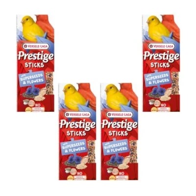Afbeelding van Versele Laga Prestige Sticks Kanaries Vogelsnack Zaden Bloemenmix 60 g 2 stuks