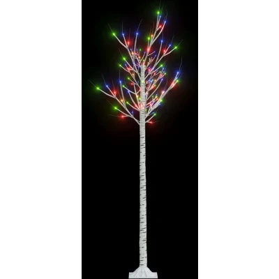Afbeelding van Kerstboom wilg 180 meerkleurige LED&#039;s binnen en buiten 1,8 m
