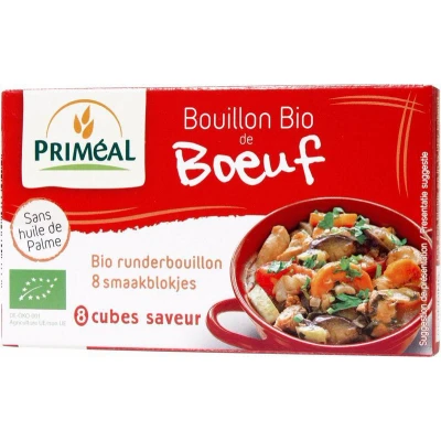 Afbeelding van Primeal Runderbouillon blokjes 10 gram 8 stuks