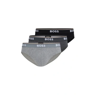 Afbeelding van BOSS Brief Power 3 PACK Slip, Heren, Maat: Large, Black