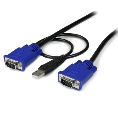 Afbeelding van StarTech.com 3 m Ultradun USB VGA 2 in 1 KVM kabel