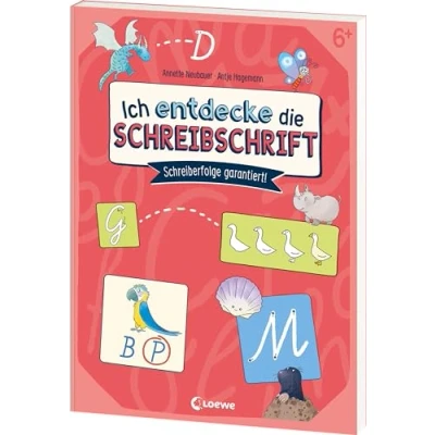 Afbeelding van Ich entdecke die Schreibschrift Schreiberfolge garantiert!: garantiert! Übungsbuch zum spielerischen Lernen der ab 6 Jahren