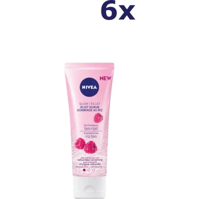 Afbeelding van 6x Nivea Essentials rice scrub droge huid 75ML