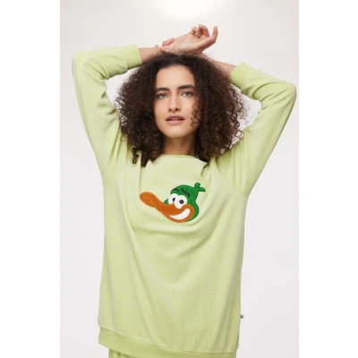 Afbeelding van Pyjama meisjes woody velours duck