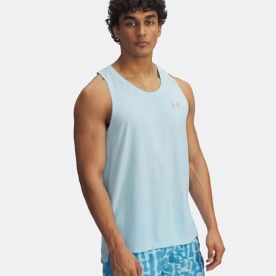 Afbeelding van Ua Launch Singlet Blu Size : LG