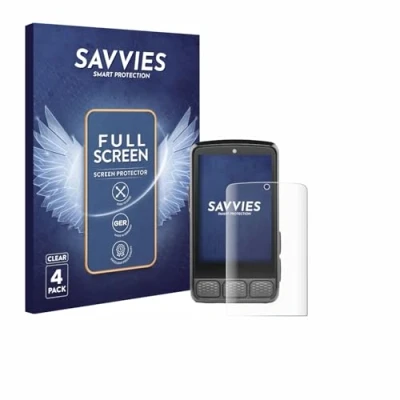 Afbeelding van Savvies Screenprotector voor Wahoo Elemnt Roam V3 Folie Beschermfolie transparant volledig dekking (4 Stuks)