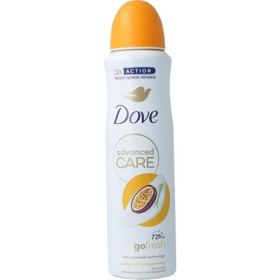 Afbeelding van Dove Deodorant spray go fresh passievrucht &amp; citroengr 150 Milliliter