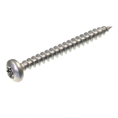 Afbeelding van SECCARO Spaanplaatschroef halfronde kop 3 x 25 mm, roestvrij staal V2A VA A2, houtschroef met volledige schroefdraad, TX/binnenzeskant, 250 stuks