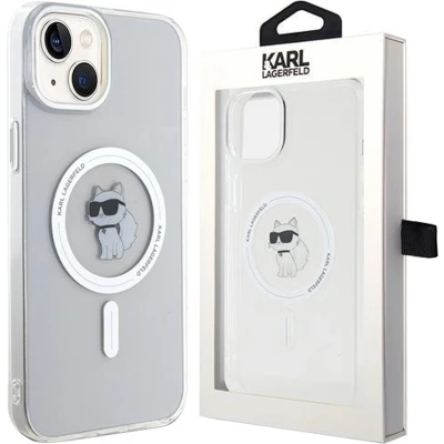 Afbeelding van Karl Lagerfeld IML Choupette MagSafe hoesje voor iPhone 15 Plus transparant