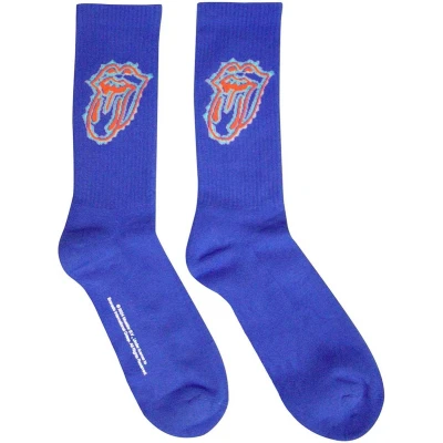 Afbeelding van The Rolling Stones Doodle Tongue Sokken Blauw