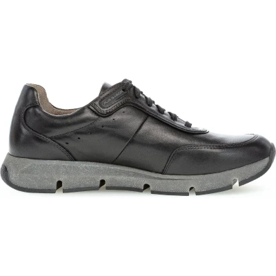 Afbeelding van Pius Gabor 1022.11.08 heren sneaker zwart maat 42 (EU) 8 (UK)