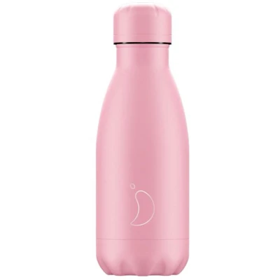 Afbeelding van Thermosfles Roze All Pink 260ml RVS Chilly&#039;s Pastel Edition L 6,4 X B H 20,3 Cm