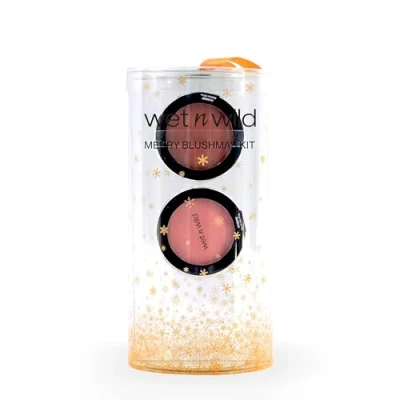 Afbeelding van Wet n Wild Merry Blushmas Set, Poeder Blush Make up Opbouwbare Sheer tot Bold Blush, met Fluweelzachte Poederformule, voor een Gezond Ogende Blos van Zijdezachte Kleur