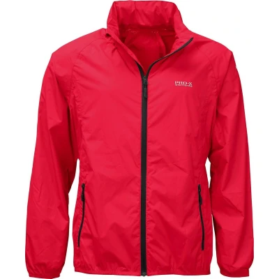 Afbeelding van Pro X Elements Opbergbare regenjas voor heren PACKable Rood maat L