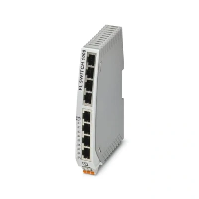 Afbeelding van Phoenix FL SWITCH 1008N 1085256 Industriële Ethernet schakelaar (8 Havens), Netwerkschakelaar