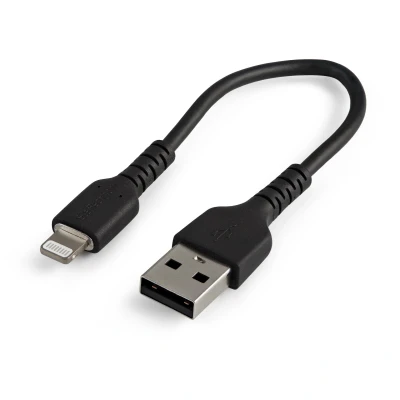 Afbeelding van StarTech.com RUSBLTMM15CMB mobiele telefoonkabel Zwart 0,15 m USB A Lightning