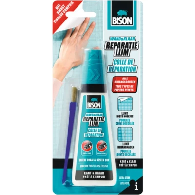 Afbeelding van Bison Wand&amp;Klaar Behangreparatielijm Blister 90 ml