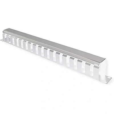 Afbeelding van VALUE 19&quot; Frontplaat 1 HE met rangeerkanaal 40 x mm, grijs