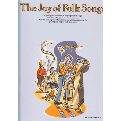 Afbeelding van Yorktown Music Press The Joy Of Folk Songs Easy Piano Arrangements with Words and Chord Names