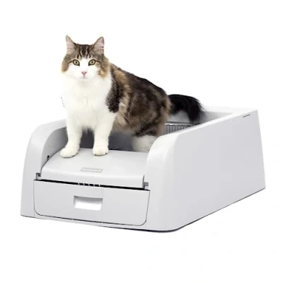 Afbeelding van PetSafe ScoopFree Zelfreinigende kattenbak voor klonteren van strooisel Superieure geurbestrijding Nooit meer schep kattenbakvulling een en meerkattenhuishoudens