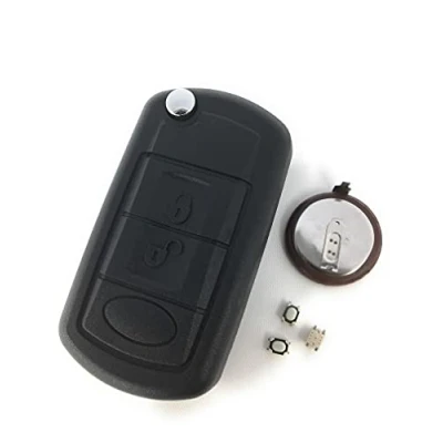 Afbeelding van Automobile Locksmith Reparatieset voor Land Rover Discovery 3 Range Sport LR3 Knoppen Afstandsbediening Flip Sleutelhanger Shell Batterij Schakelaars