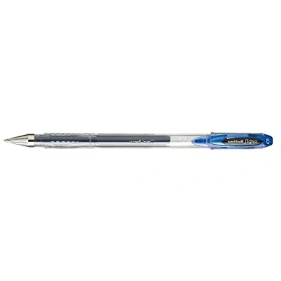 Afbeelding van Liquid ink ballpoint pen Uni Ball Rollerball Signo Basicos UM 120 Blauw 12 Stuks