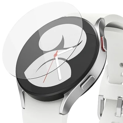 Afbeelding van Ringke Gehard Glas [4 Stuks] Compatibel met Samsung Galaxy Watch 5 40mm en 4 Screen Protector, Tempered Glass Scherm Beschermer Clear Shield R4