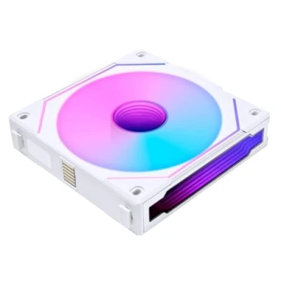 Afbeelding van Lian Li UNI FAN SL INF 120 ARGB Reverse Blade PWM Lüfter 120mm, weiß PC ventilator Wit (b x h d) 122 25 mm