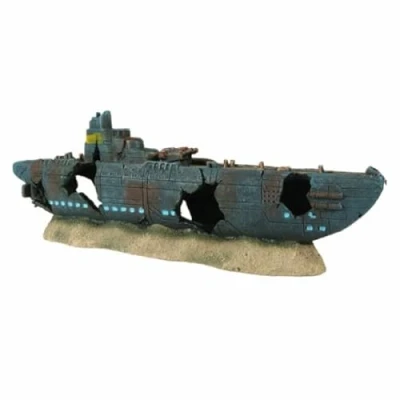 Afbeelding van Aqua Della Aquariumdecoratie Vissen Grote Onderzeeër 43x10x14cm 1st