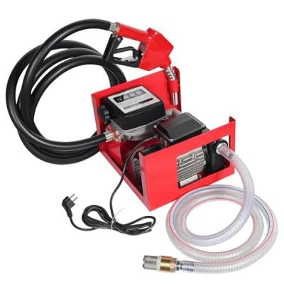 Afbeelding van Bio dieselpomp stookoliepomp zelfaanzuigend 230V/750W 80l/min automatisch pistool overhevelingspomp