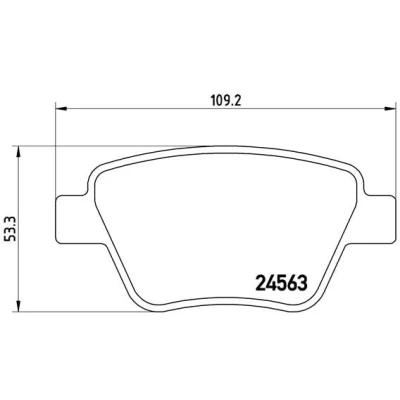 Afbeelding van Brembo Remblokset P 85 114X