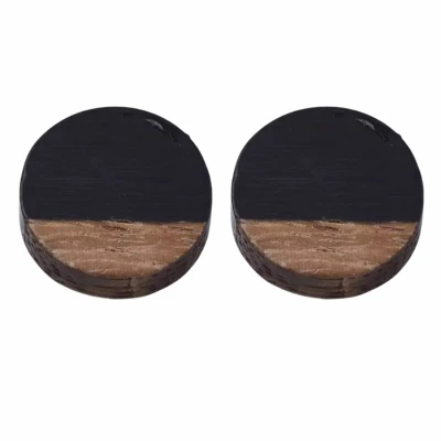 Afbeelding van Allergievrij Oorbellen Hout Charme Bijoux