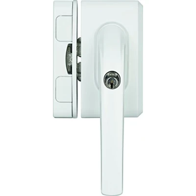 Afbeelding van ABUS Raam extra beveiliging FO500N AL0089 raamslot met drukcilinder, gelijksluitend veiligheidsniveau 10 71328 wit