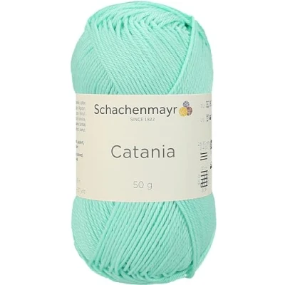 Afbeelding van Schachenmayr Catania 9801210 00385 Handbreigaren, haakgaren, 100% katoen, munt (11,5 x 5,2 6 cm)