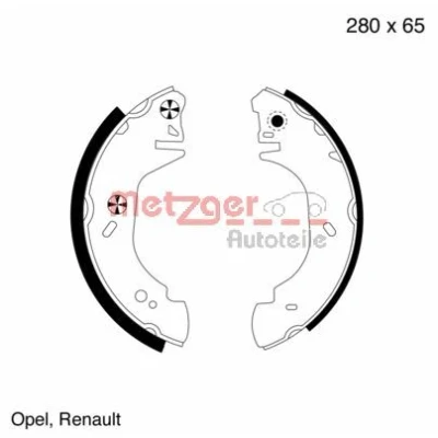 Afbeelding van Remschoenset METZGER MG 807