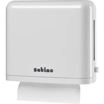 Afbeelding van Satino PT2 Handdoekdispenser Interfolded Small Wit 331030