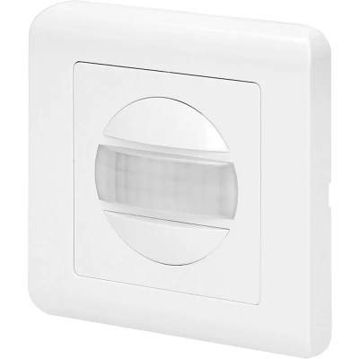 Afbeelding van PIR Bewegingsmelder inbouw Bewegingssensor met 160 Detectie Bewegingsdetector voor Wand Wit IP20 Tweedraads 60mm