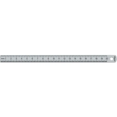 Afbeelding van Maped Lat Staal, Dubbele Graduatie, 20 Cm