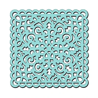 Afbeelding van Sweet Dixie Swirl en Loops Stencil, 6 x inch, SDST0028