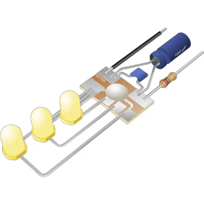 Afbeelding van Kemo M079N Looplicht Bouwpakket 3 V/DC, 6 V/DC