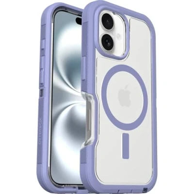 Afbeelding van OtterBox Defender XT Hoesje Geschikt voor Apple iPhone 16 Robuuste Back Cover Poortcovers Paars