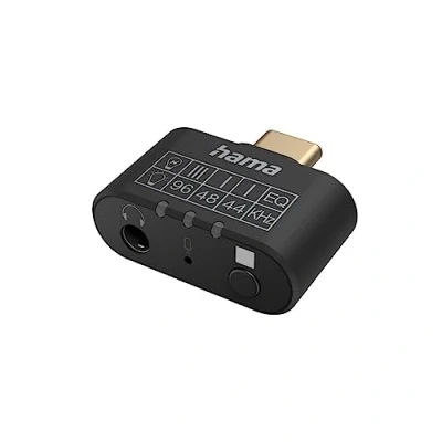 Afbeelding van Hama Audio Adapter Usb C Stekker 3,5 Mm Jack Aansluiting Equalizer Microfoon