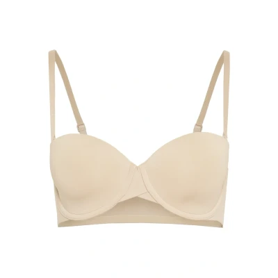 Afbeelding van Calvin Klein Dames Strapless BH Light Lined met beugel, Bare, 80E