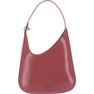 Afbeelding van COCCINELLE Leren Schoudertas Zelda Shiny Cal Shoulder Bag Camelia Roze